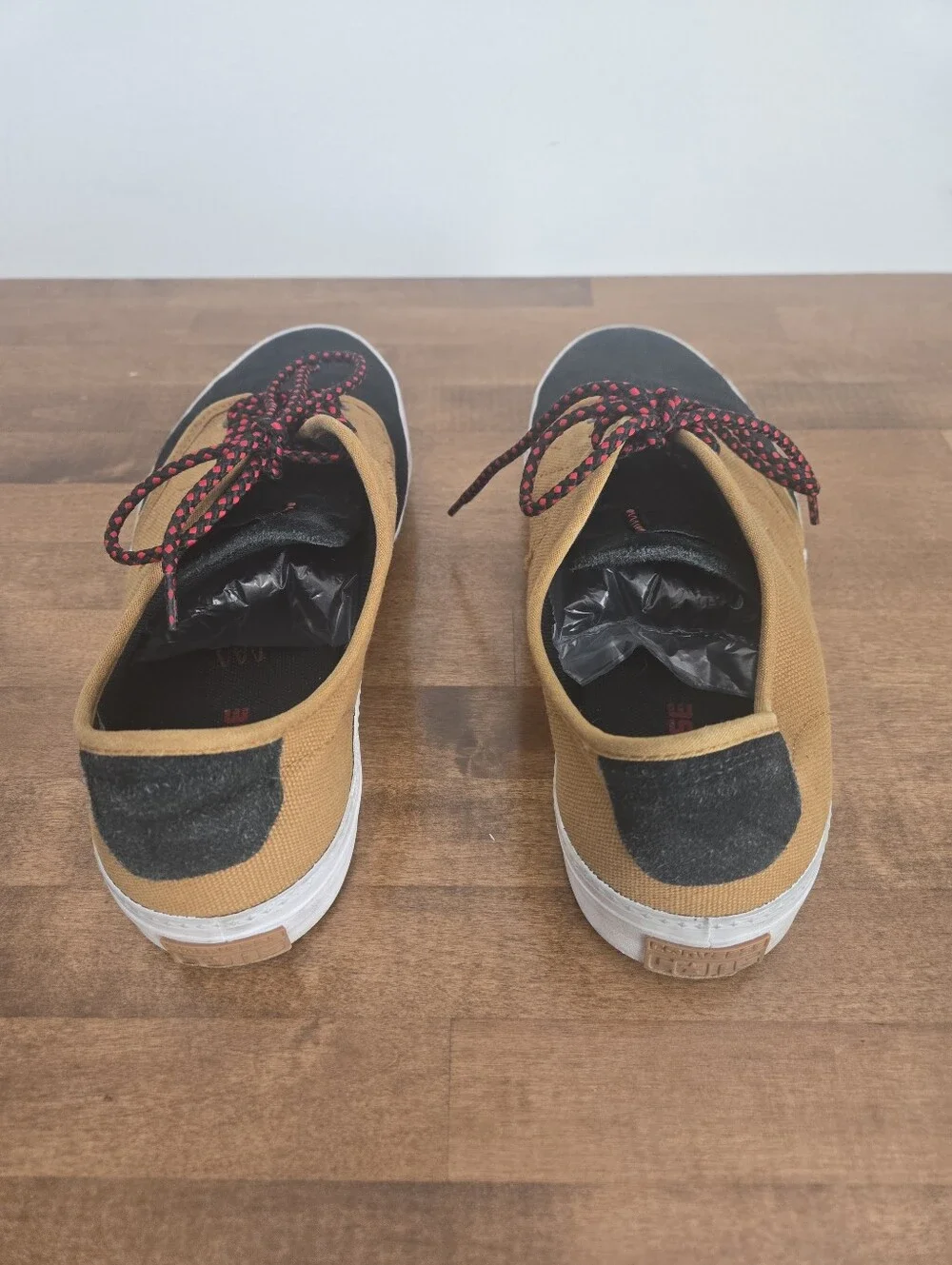 Converse Cons Zakim Low Sneakers Black Tan Canvas Lace Up Shoes Men’s 11.5 /W13 - Picture 4 of 6